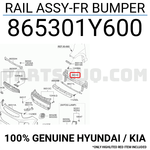 Xương Giằng Ngang Đầu Xe Kia Morning / Picanto Mã phụ tùng 865301Y600