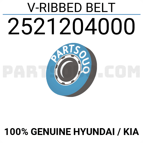 Dây Curoa Tổng 1.0L - 5Pk1257 Kia Morning / Picanto Mã phụ tùng 2521204000