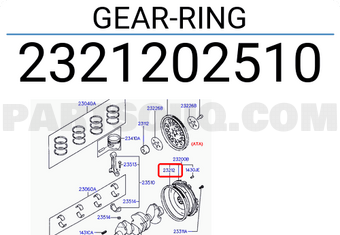 Vành Răng Bánh Đà Kia Morning / Picanto Mã phụ tùng 2321202510