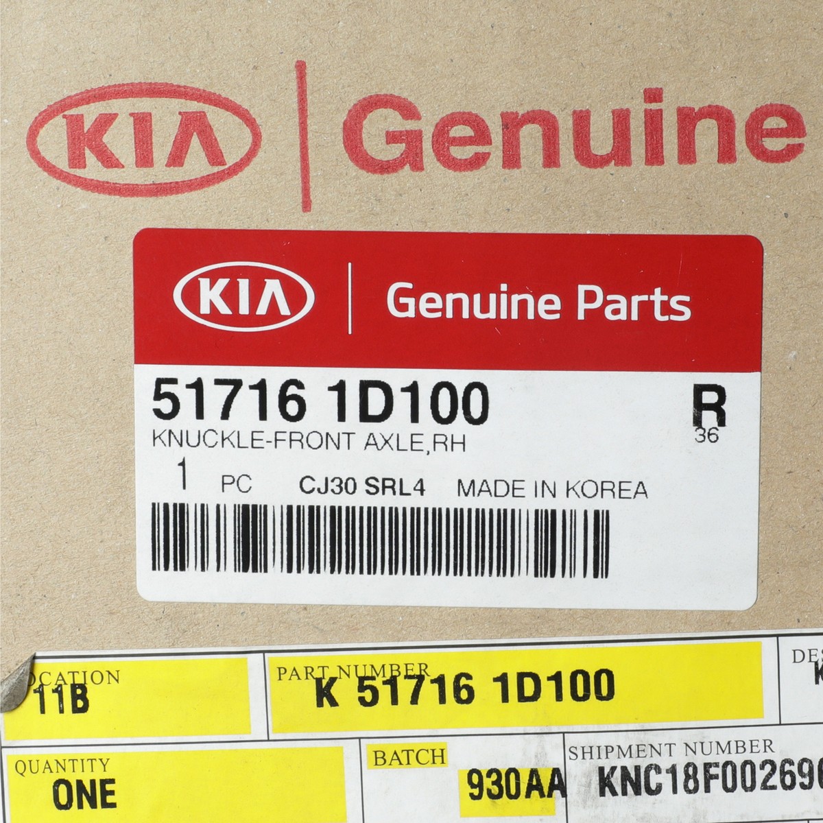 Trụ Lái Trước - R Kia Carens / rondo Mã phụ tùng 517161D100