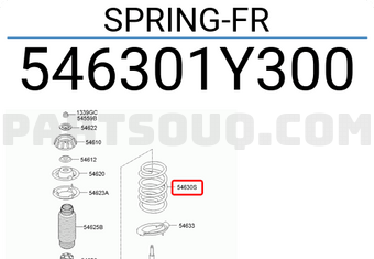 Lò Xo Giảm Xóc Trước Kia Morning / Picanto Mã phụ tùng 546301Y000