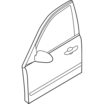 Cánh Cửa Trước Trái Kia Carens / rondo Mã phụ tùng 760031D010