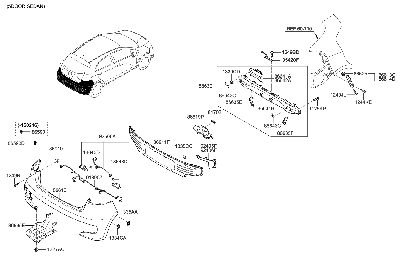 Dây Điện Đèn So Biển Số Sau Kia Rio Mã phụ tùng 918941W070