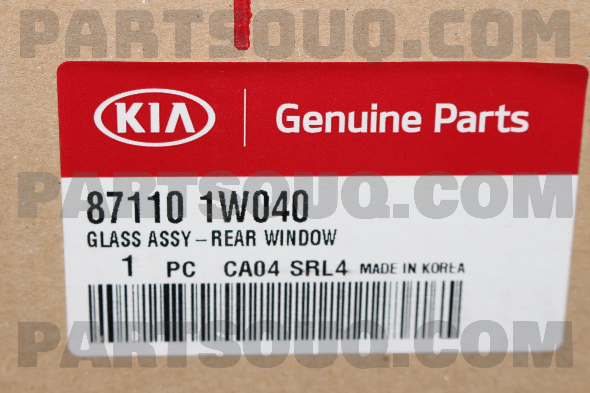 Kính Chắn Gió Sau Kia Rio Mã phụ tùng 871101W040
