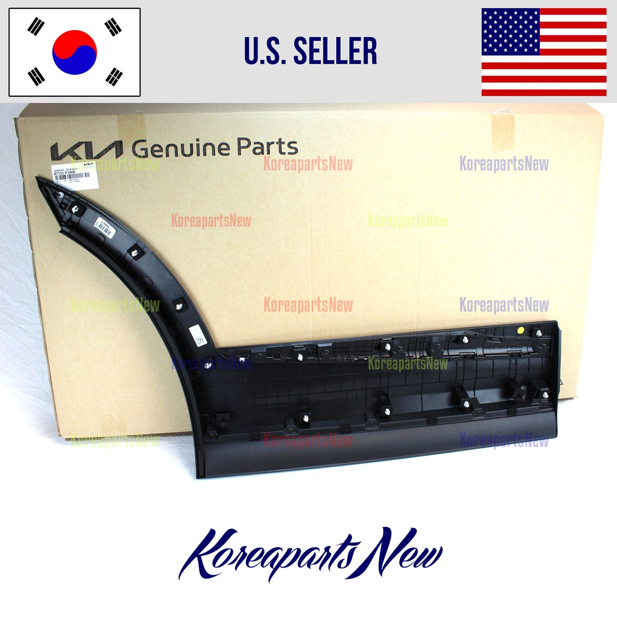 Gioăng Trượt Kính Cánh Cửa Sau Trái Kia Rio Mã phụ tùng 835311W000