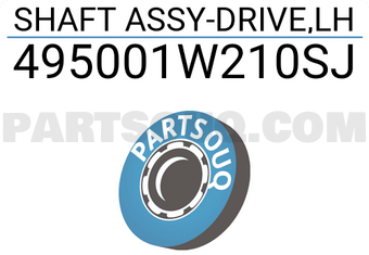 Cây Láp Trái Kia Rio Mã phụ tùng 495001W210
