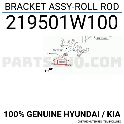 Chân Treo Động Cơ Kia Rio Mã phụ tùng 219501W100