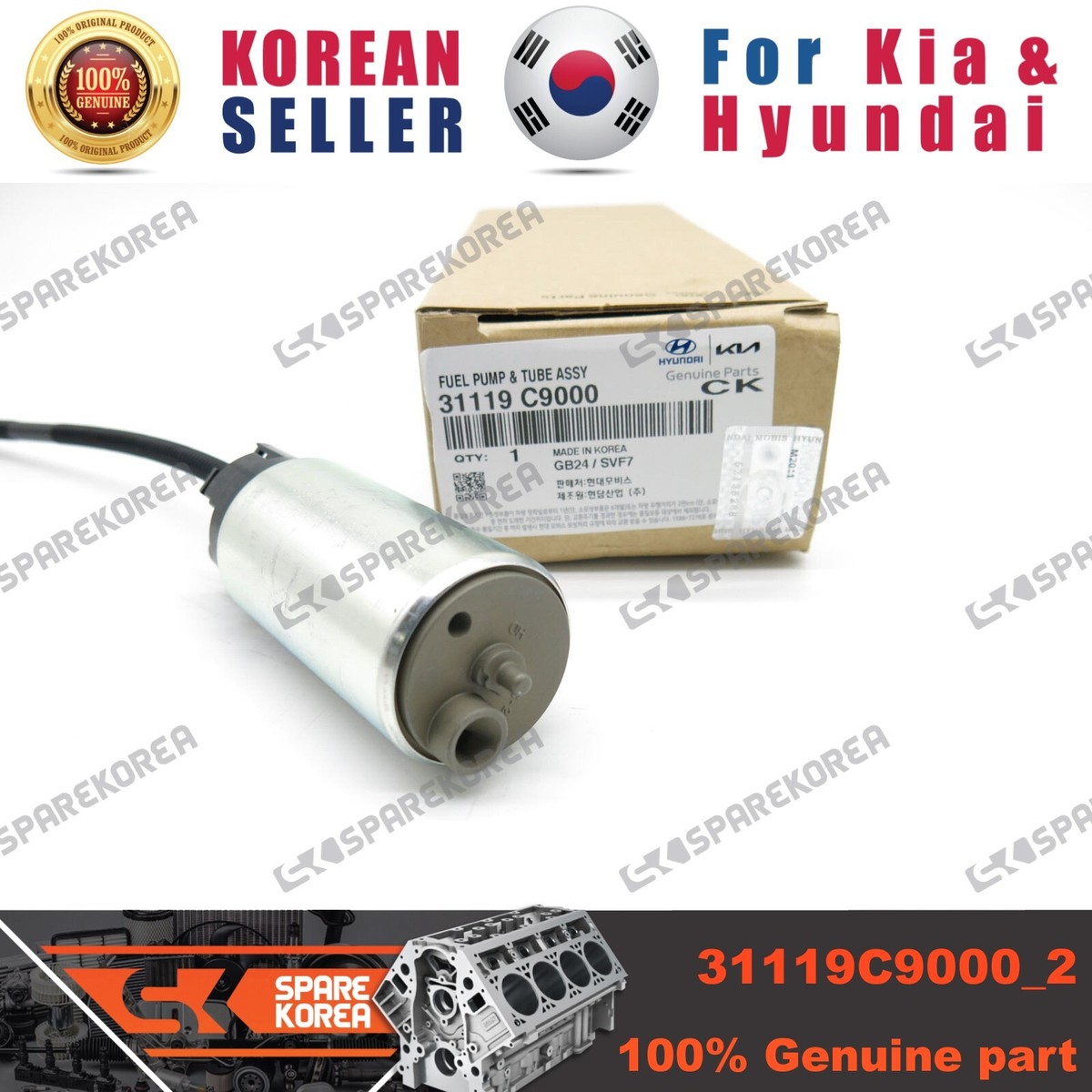 Bơm Xăng Kia Rio Mã phụ tùng 31119C9000