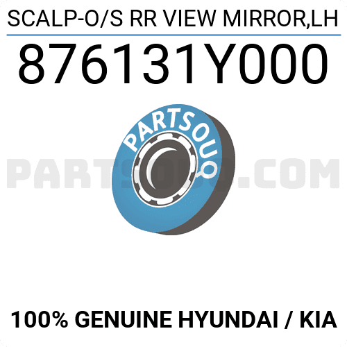 Ốp Gương Trái Kia Morning / Picanto Mã phụ tùng 876131Y00000