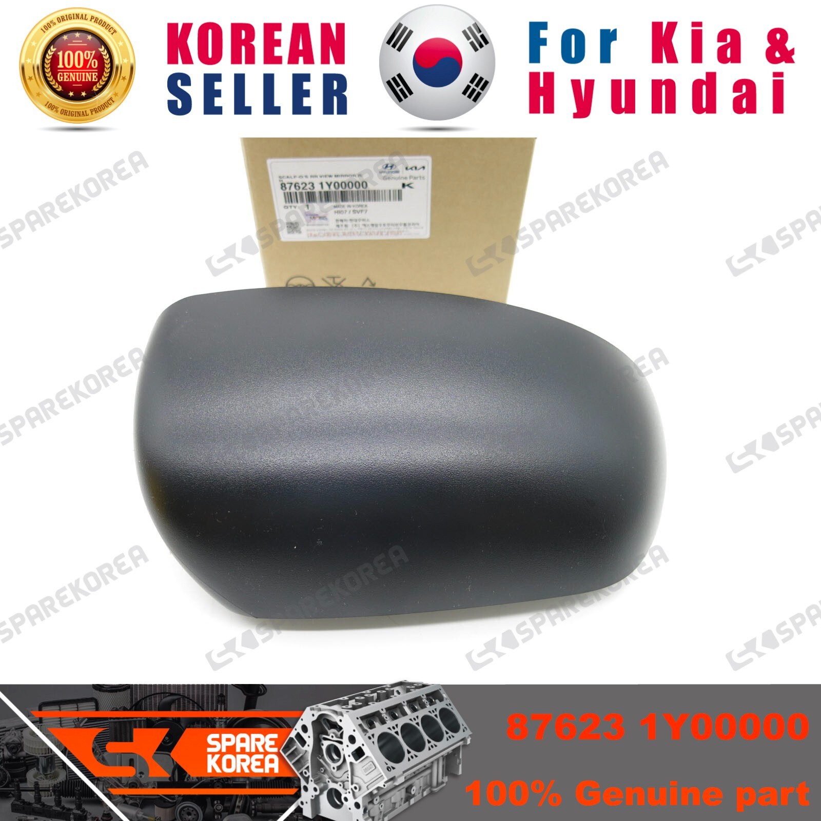 Ốp Gương Phải Kia Morning / Picanto Mã phụ tùng 876231Y00000