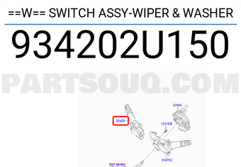 Công Tắc Gạt Mưa Kia Rio Mã phụ tùng 934202U150