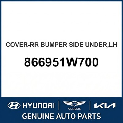 Chắn Bùn Cản Sau Kia Rio Mã phụ tùng 866951W700