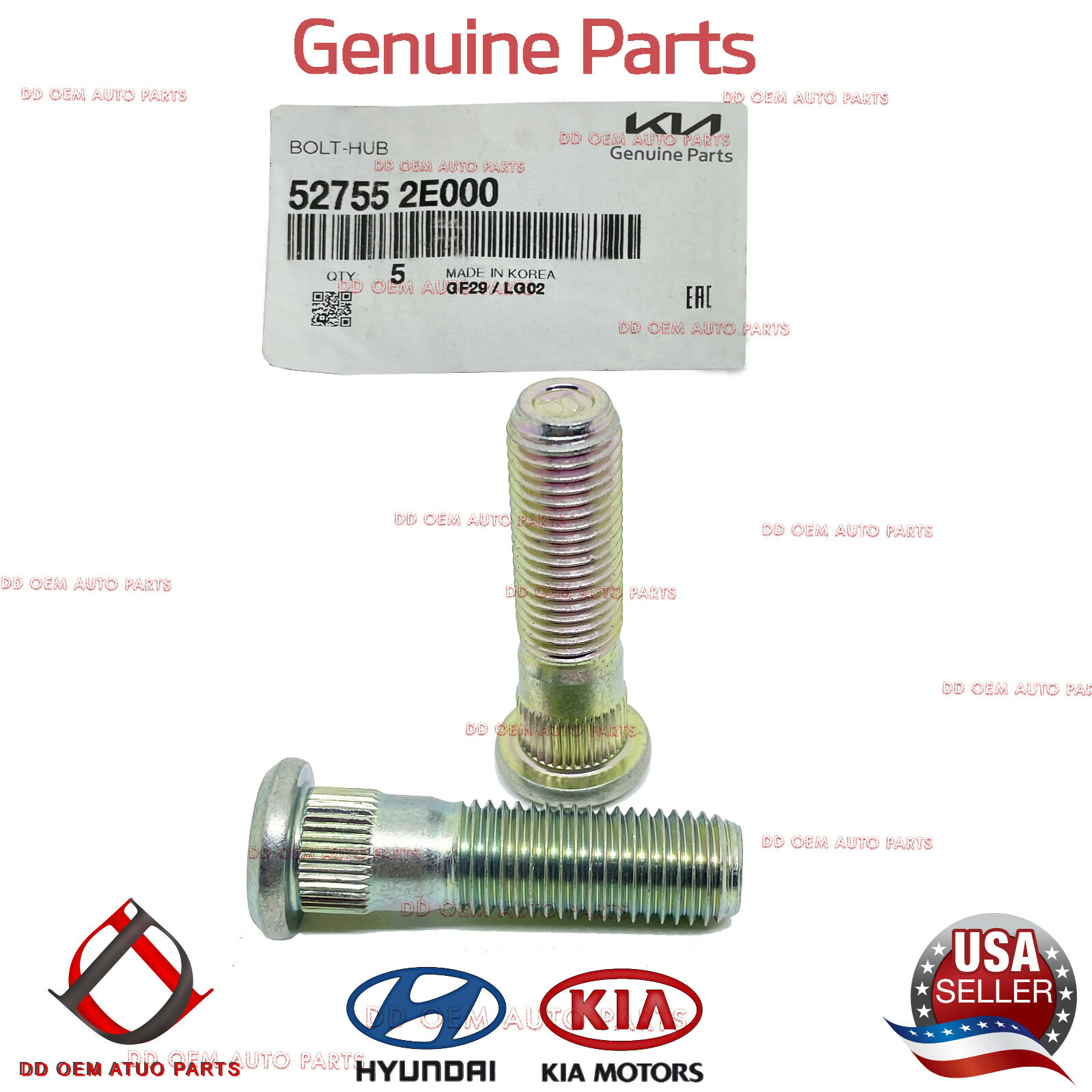 Bu Lông Tắc Kê Kia Morning / Picanto Mã phụ tùng 527552G000