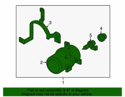Đèn Gầm Trái Bexenon Kia Rio Mã phụ tùng 922011W210