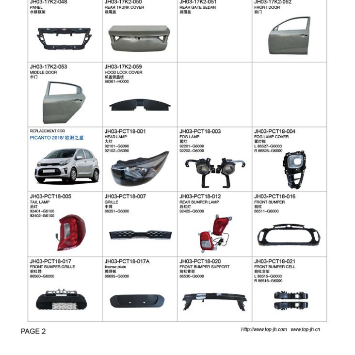 Đèn Hậu Phải Giả Led Kia Morning / Picanto OEM jh03-pct12-005A