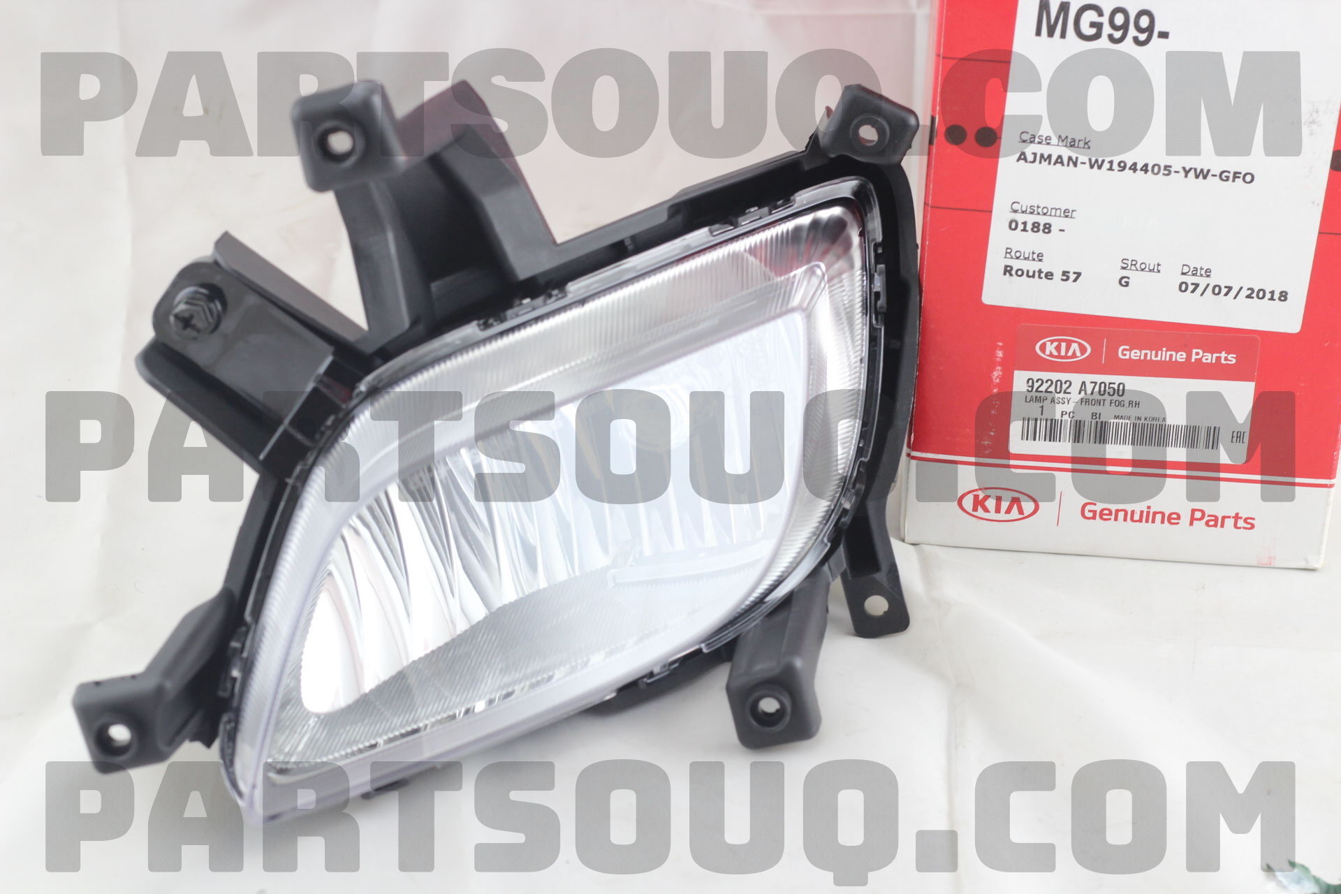 Đèn Gầm Phải Kia K3 Mã phụ tùng 92202A7050