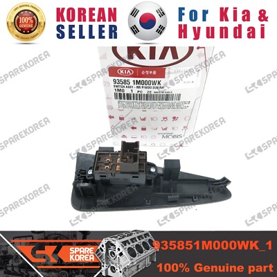 Công Tắc Nâng Hạ Kính Phải Kia Forte / Cerato Mã phụ tùng 935851m000wk