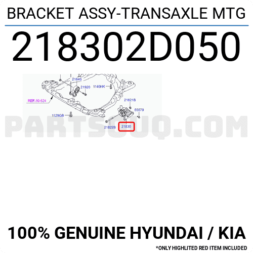 Chân Treo Hộp Số Kia Forte / Cerato Mã phụ tùng 218302d050