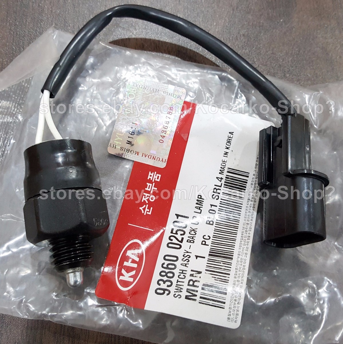 Công Tắc Đèn Lùi Kia Morning / Picanto Mã phụ tùng 9386002501