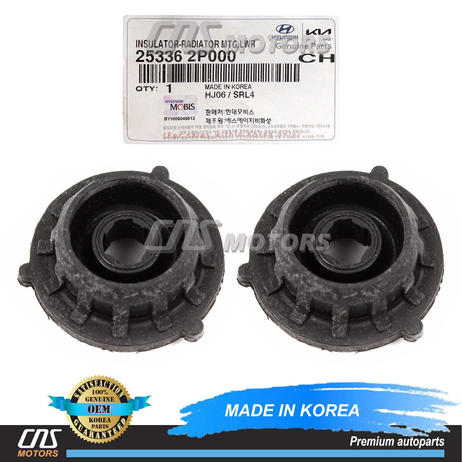 Cao Su Chân Cài Két Nước Kia Morning / Picanto Mã phụ tùng 253361G000