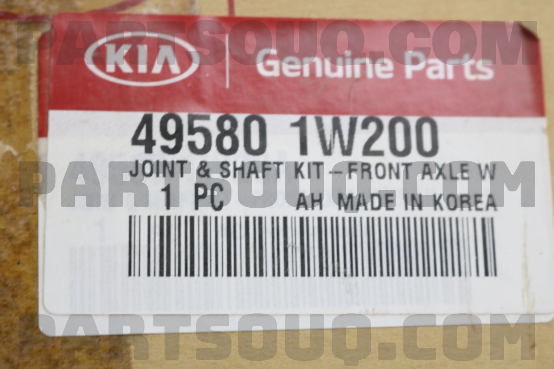 Láp Ngoài Kia Rio Mã phụ tùng 495801W200