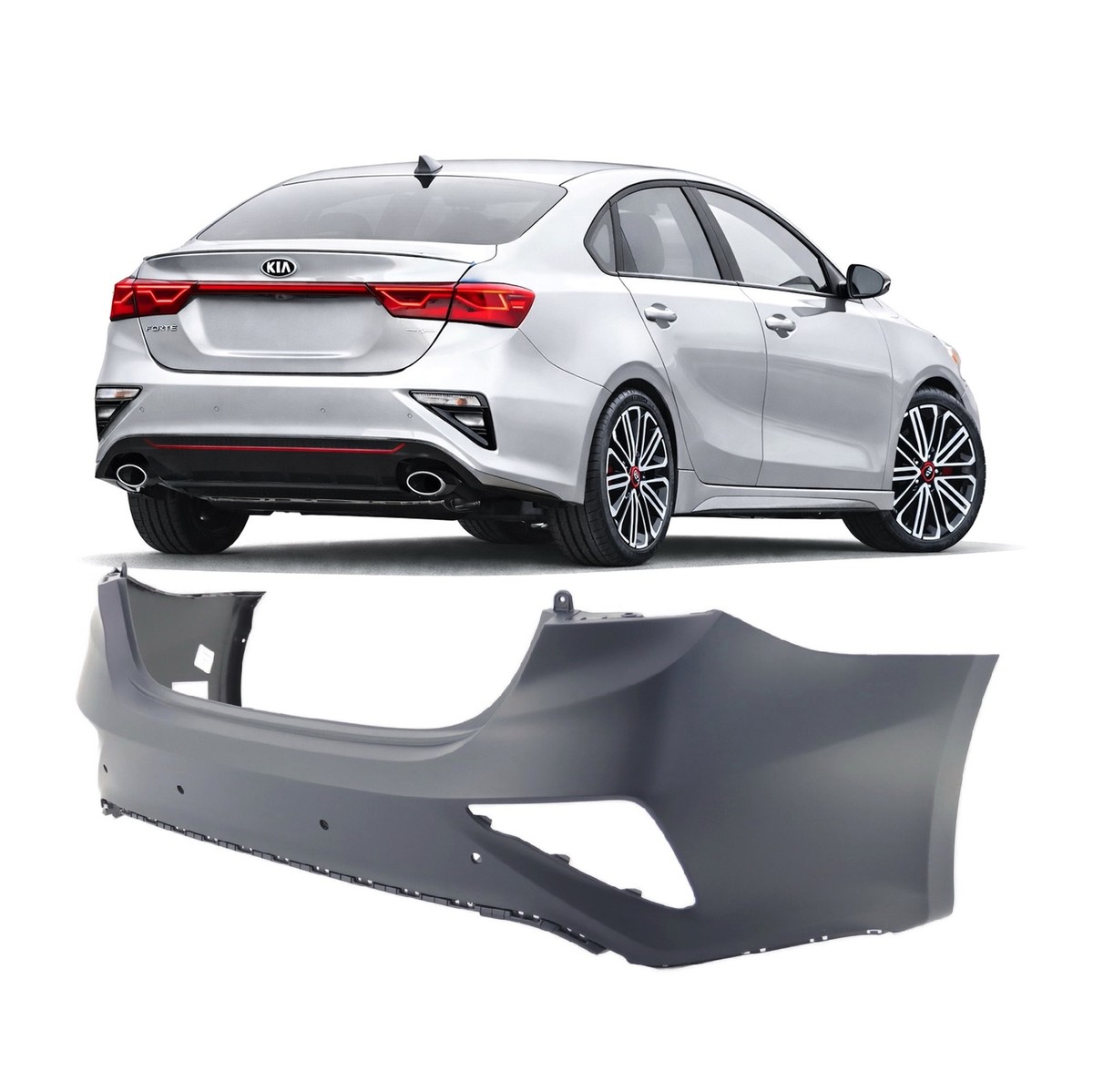 Giá Bắt Cản Sau Kia Forte / Cerato Mã phụ tùng 866301X000