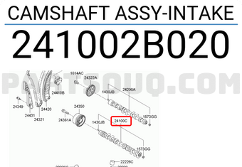 Trục Cam Hút Kia Forte / Cerato Mã phụ tùng 241002B030