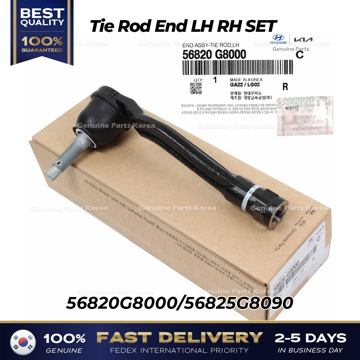 Rotuyn Lái Ngoài Phải Kia K3 Mã phụ tùng 56820A6900