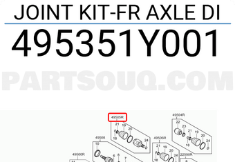Láp Ngoài 24 X20 X52.2 Kia Morning / Picanto Mã phụ tùng 495351Y001