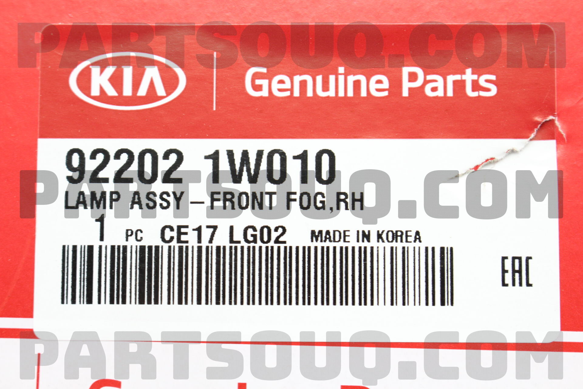 Đèn Pha Phải Kia Rio Mã phụ tùng 922021W010