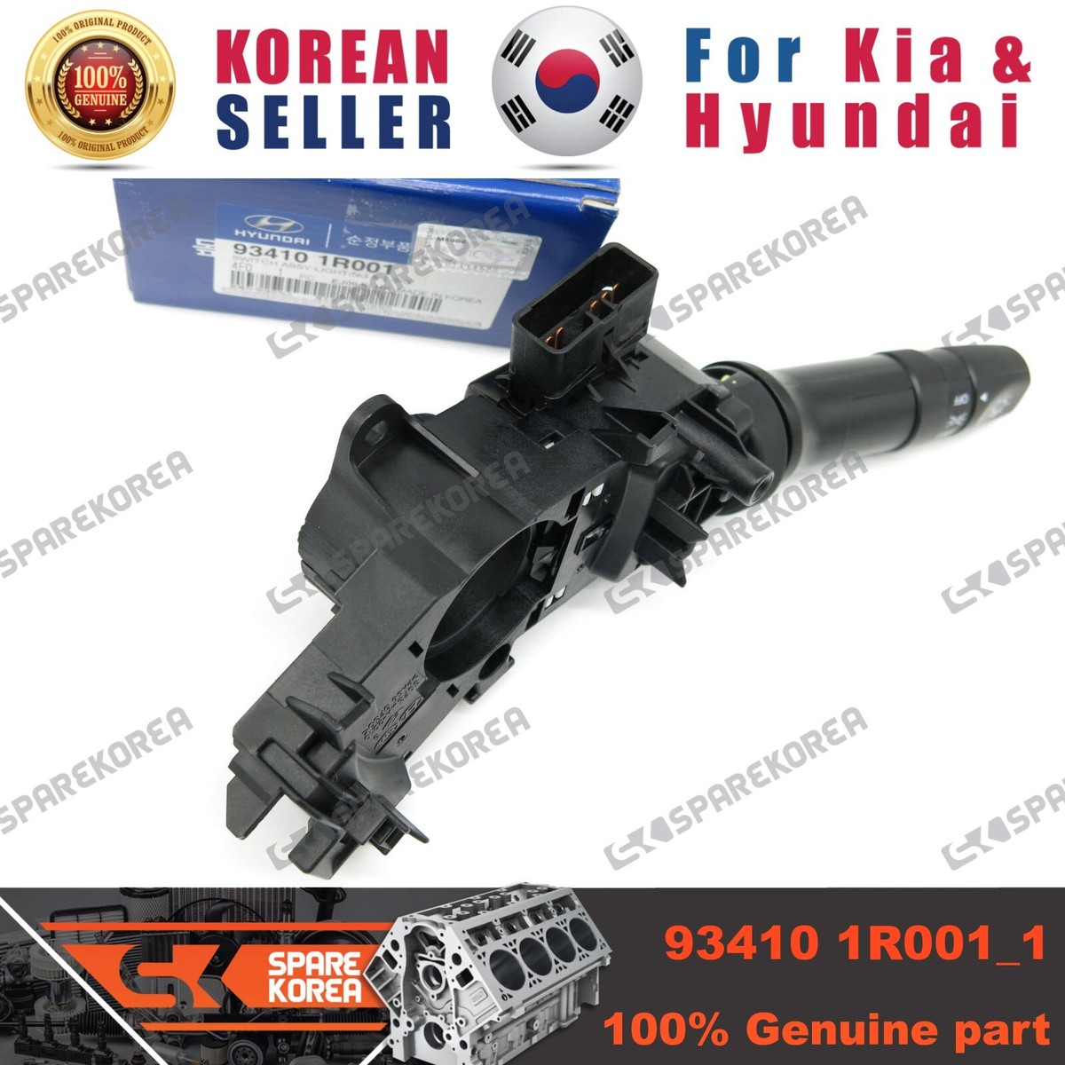 Công Tắc Pha Cos Không Auto Kia Morning / Picanto Mã phụ tùng 934101R001