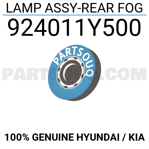 Đèn Cản Sau Trái Kia Morning / Picanto Mã phụ tùng 924011Y500