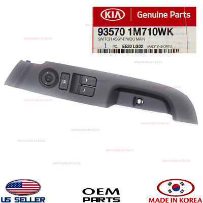 Cụm Công Tắc Lên Xuống Kính Tổng Kia koup Mã phụ tùng 935701m710wk