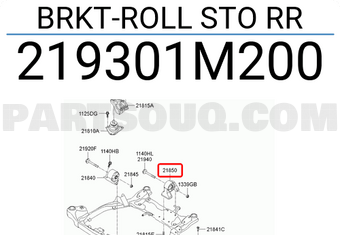 Chân Đuôi Hộp Số Kia Forte / Cerato Mã phụ tùng 219301m200