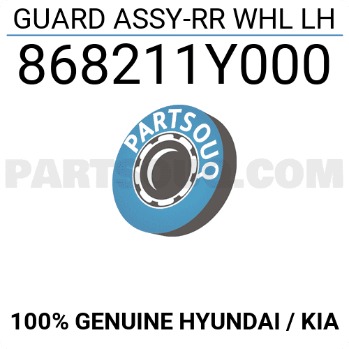 Lòng Dè Chắn Bùn Sau Trái Kia Morning / Picanto Mã phụ tùng 868211Y000