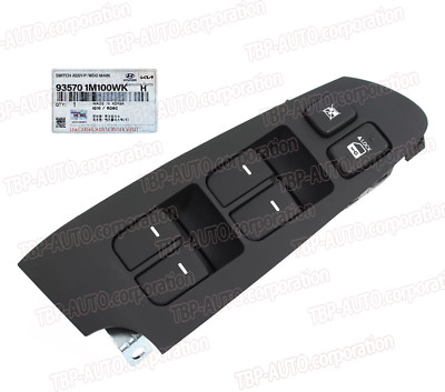 Công Tắc Lên Xuống Kính Tổng Có Auto Kia Forte / Cerato Mã phụ tùng 935701M111WK