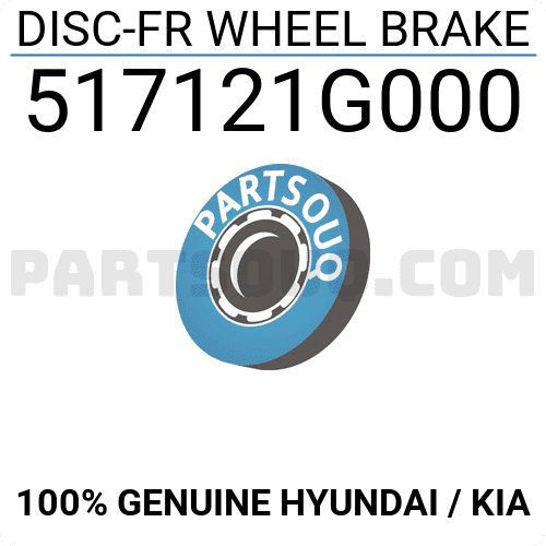 Đĩa Phanh Trước Kia Rio Mã phụ tùng 517121g000