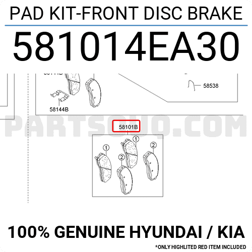 Má Phanh Trước Kia Bongo Mã phụ tùng 581014ea30