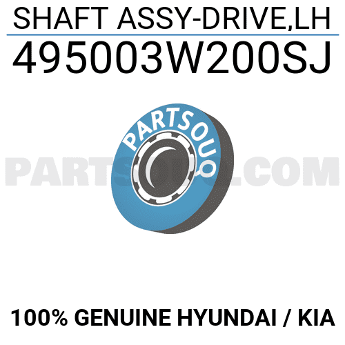 Cây Láp Trái Kia Sportage Mã phụ tùng 495003W200