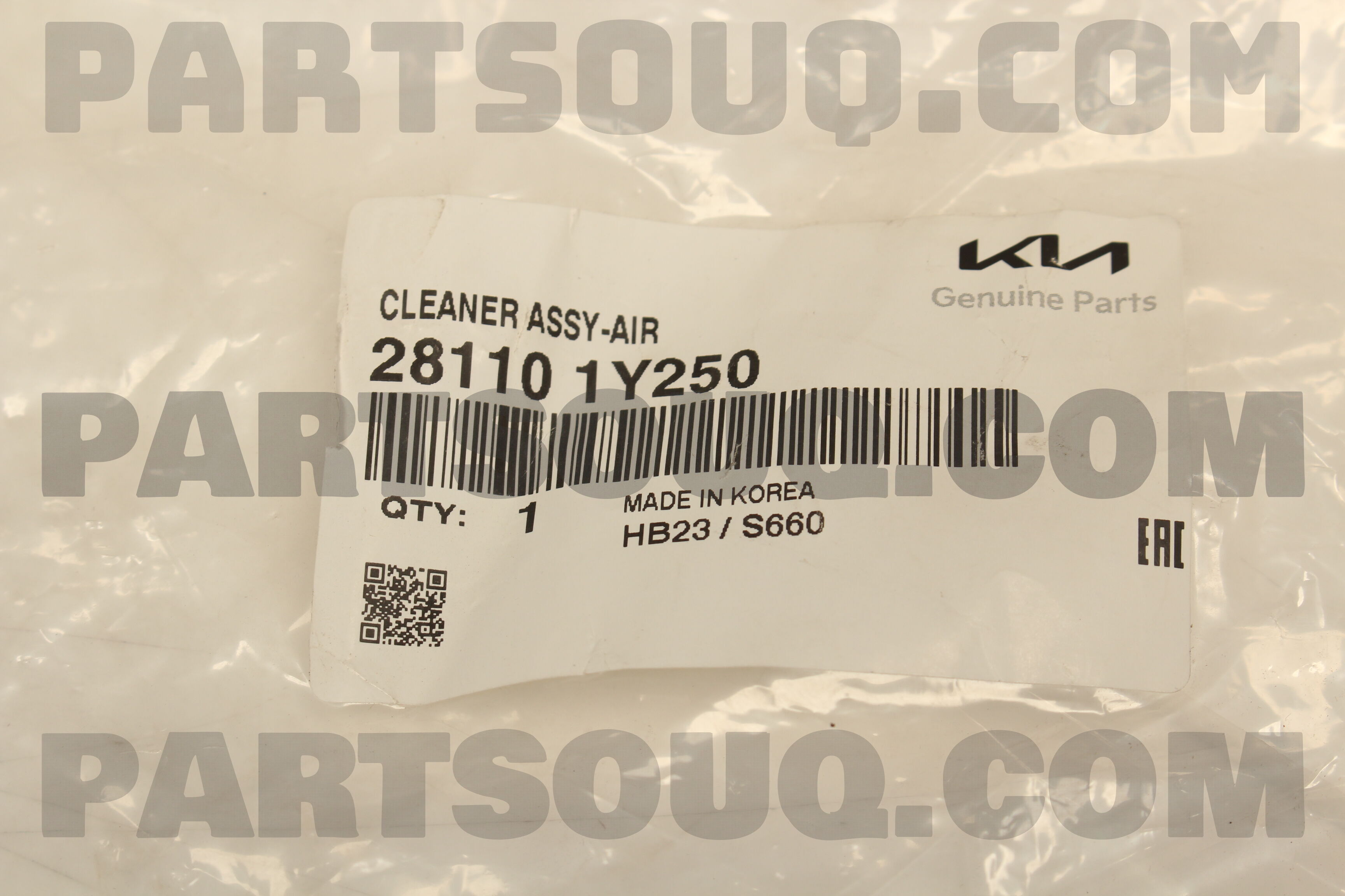 Bầu Lọc Gió Không Đựng Lọc Kia Morning / Picanto Mã phụ tùng 281101Y250