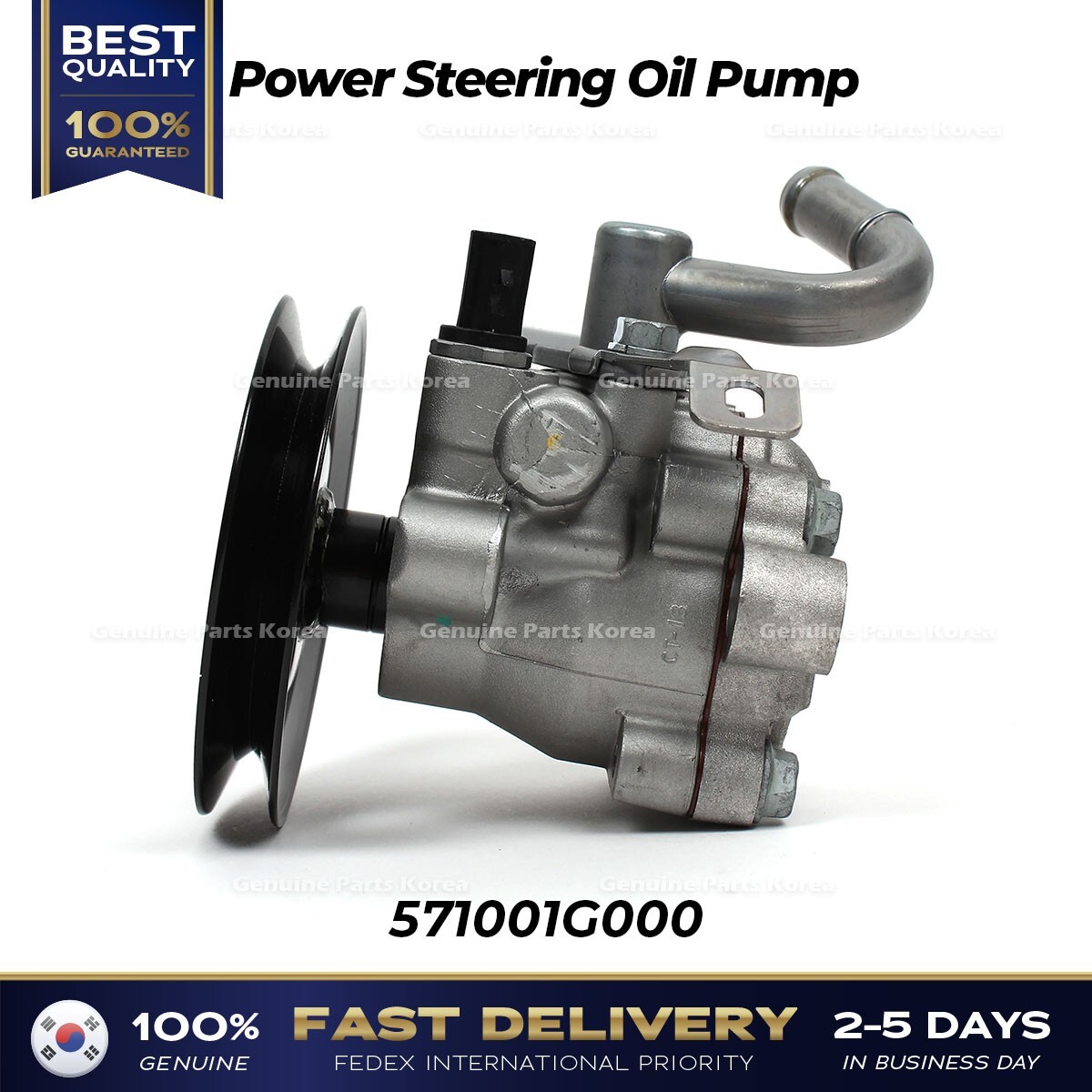 Bơm Trợ Lực Không Cảm Biến Báo Dầu Kia Forte / Cerato Mã phụ tùng 571001D400