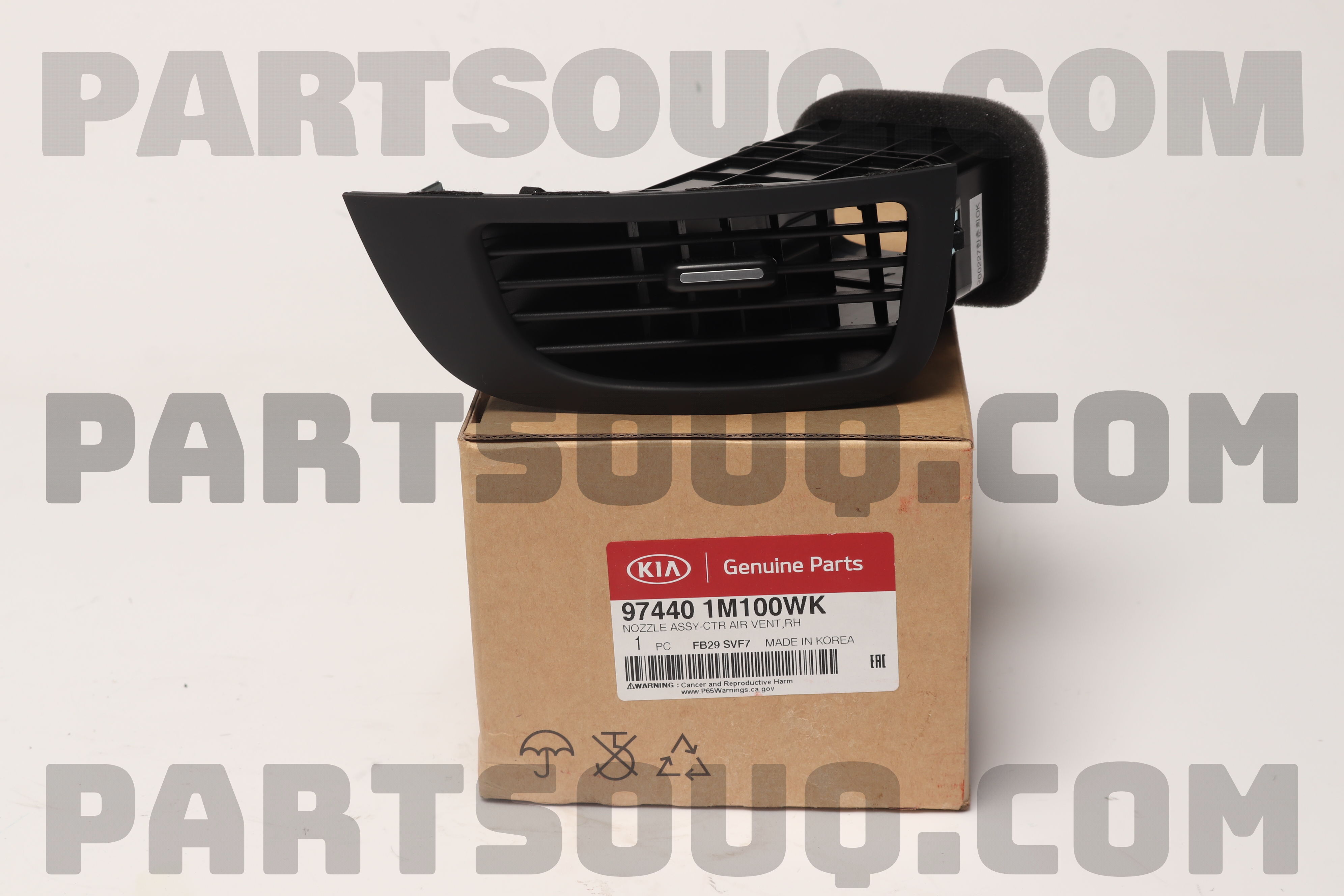 Cửa Gió Điều Hòa Trung Tâm Bên Trái Kia Forte / Cerato Mã phụ tùng 974401M100WK