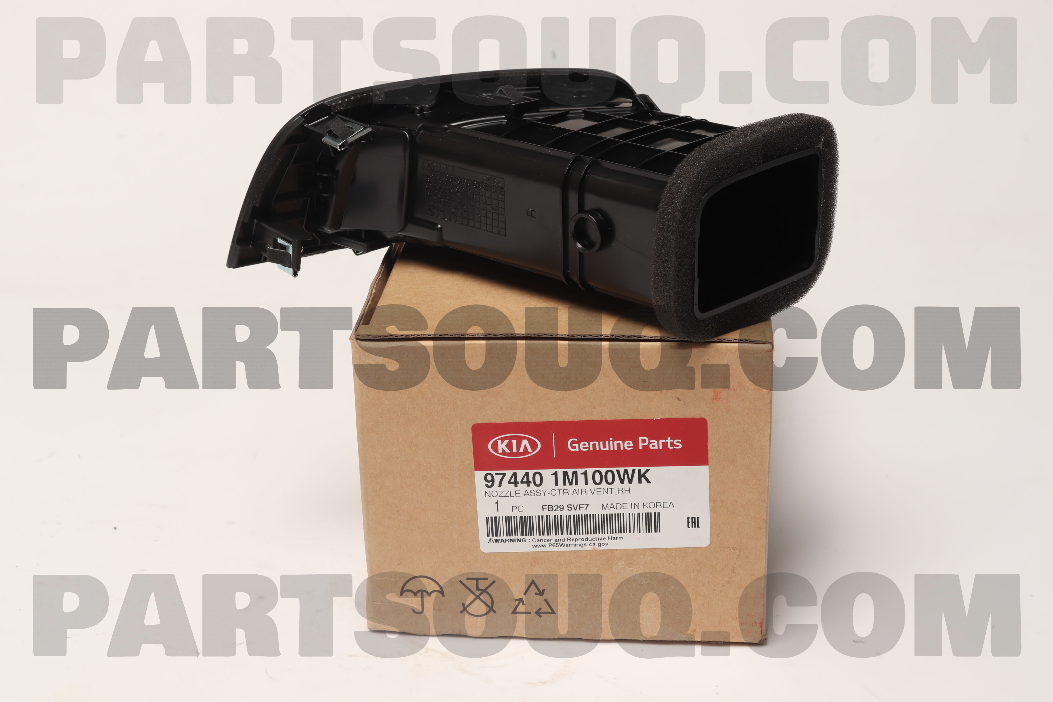 Cửa Gió Điều Hòa Trung Tâm Bên Trái Kia Forte / Cerato Mã phụ tùng 974301M100WK