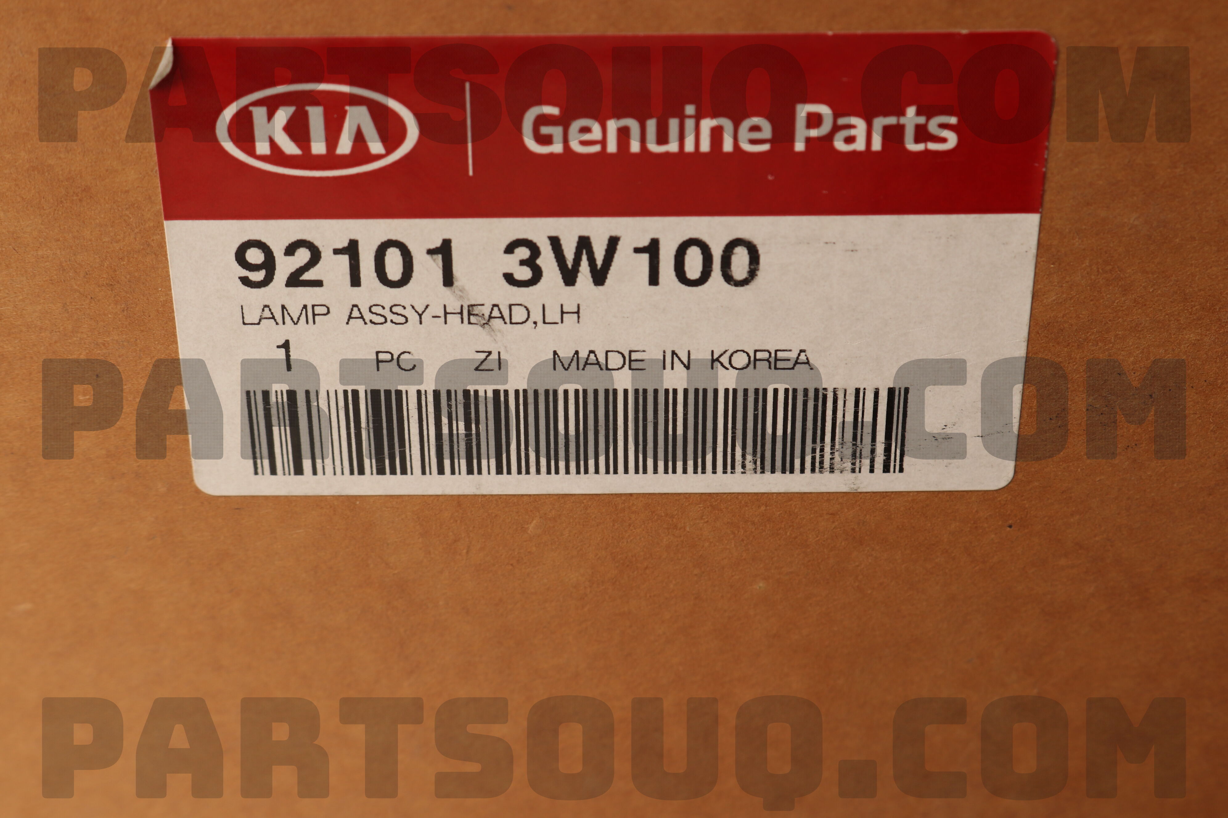 Đèn Pha Trái Kia Sportage Mã phụ tùng 921013w100