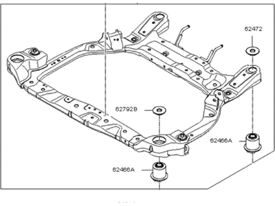Giá Đỡ Động Cơ Kia Rio Mã phụ tùng 624001G010