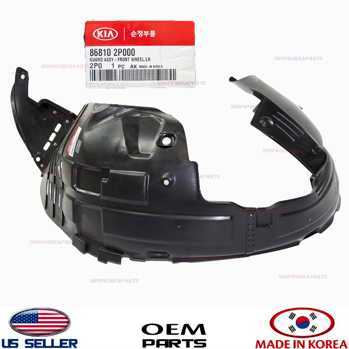 Chắn Bùn Lòng Dè Trước - L Kia Morning / Picanto OEM 8681107500-OE