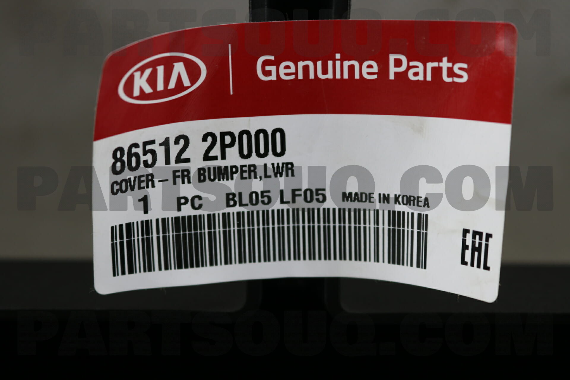 Cản Trước Miếng Dưới Kia Sorento Mã phụ tùng 865122P000