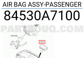 Túi Khí Phụ Kia K3 Mã phụ tùng 84530A7100