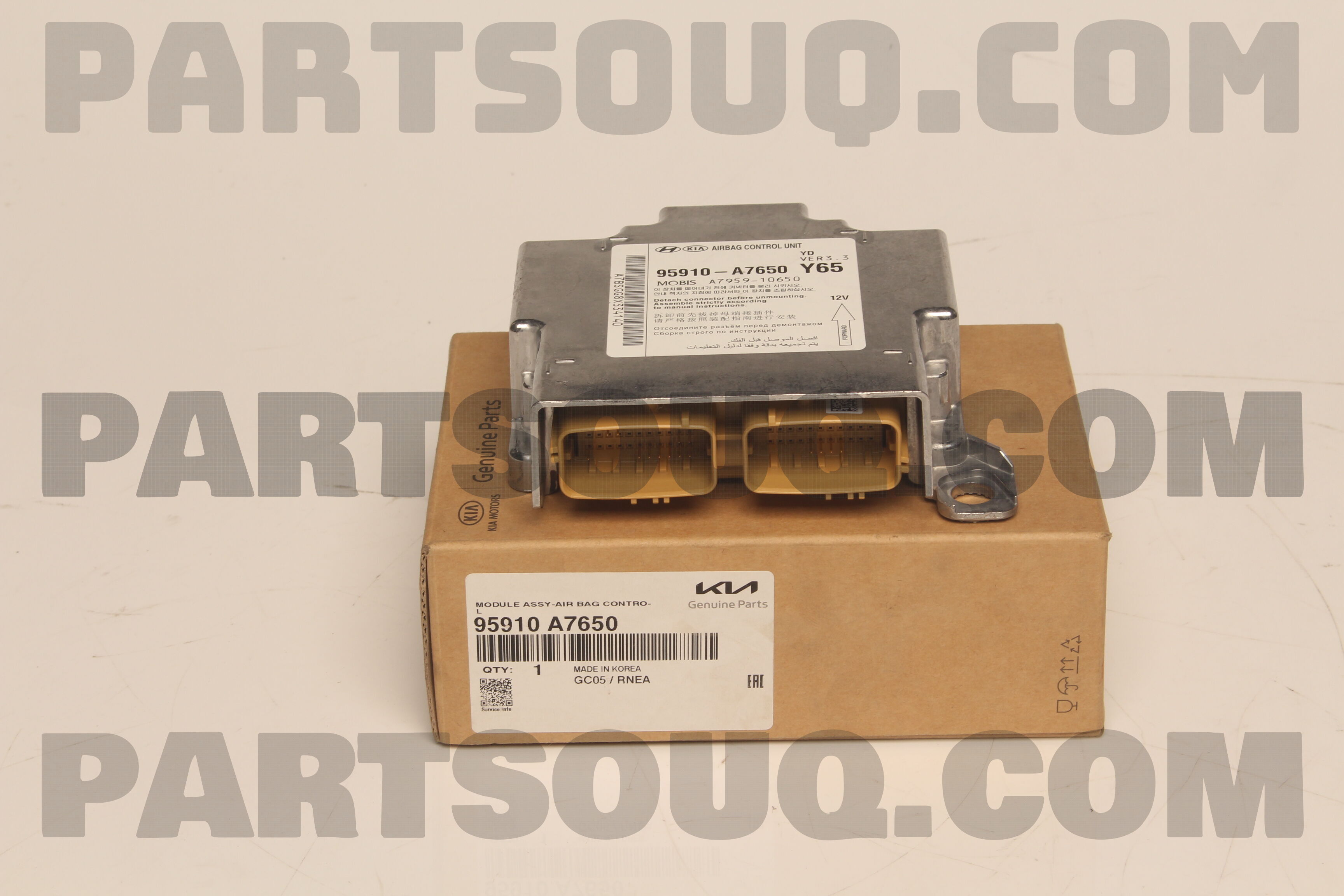 Hộp Điều Khiển Túi Khí - 2 Túi Khí Kia K3 Mã phụ tùng 95910a7650