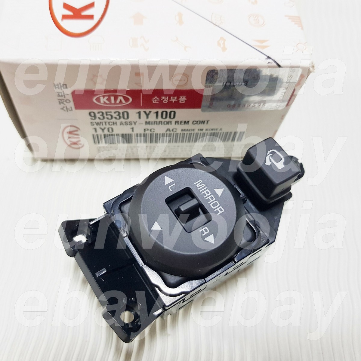 Công Tắc Chỉnh Gương Kia Morning / Picanto Mã phụ tùng 935301Y100